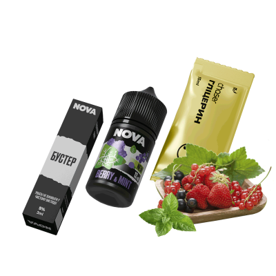 Набір для самозамішування Chaser Nova Berry&Mint (Ягоди М'ята, 50 мг, 30 мл)