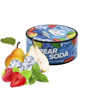 Тютюн 420 Frost Line Pear soda (Груша М'ята Полуниця Лід, 100 г)