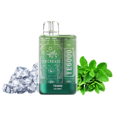 Elf Bar TE6000 Ice Mint (Ледяная Мята) Одноразовый POD Elf Bar TE6000 Ice Mint (Ледяная Мята) Одноразовый POD