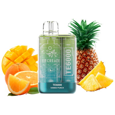 Elf Bar TE6000 Hawaii Punch (Тропические фрукты) Одноразовый POD Elf Bar TE6000 Hawaii Punch (Тропические фрукты) Одноразовый POD