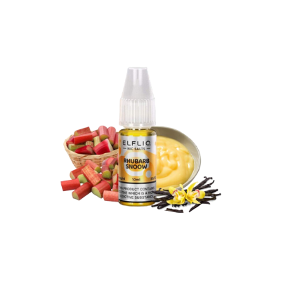 Жидкость Elfliq Rhubarb Snoow (Заварной Крем Ревень, 50 мг, 10 мл)
