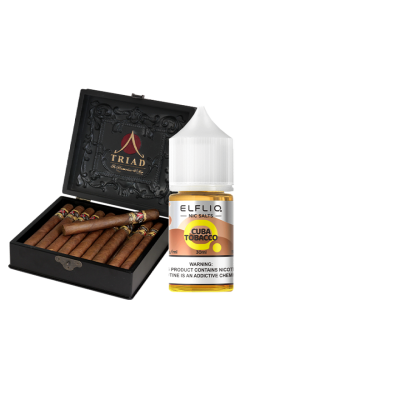 Жидкость Elfliq Cuba Tobacco (Кубинский Табак, 50 мг, 30 мл)