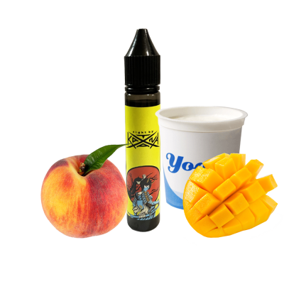 Рідина Eight by Katana Peach Mango Yakult (Персик Манго Якульт, 50 мг, 30 мл)
