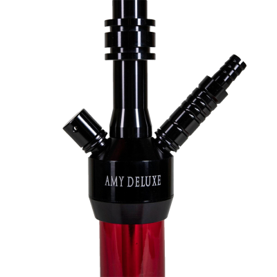 Кальян AMY Deluxe 069.02 RD (чёрный, полный комплект)