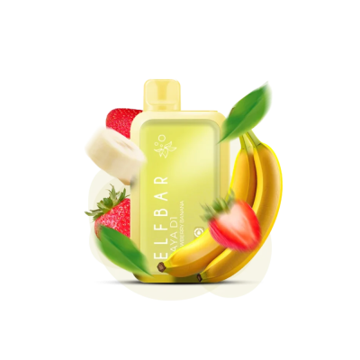 Elf Bar Raya D1 13000 Strawberry Banana (Клубника Банан) Одноразовый POD Elf Bar Raya D1 13000 Strawberry Banana (Клубника Банан) Одноразовый POD