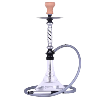 Кальян Yahya Spiral Silver (металік, повний комплект)