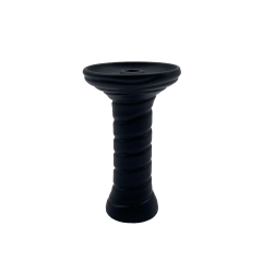 Глиняна чаша 2x2Hookah Medium Spiral Black (Чорний)