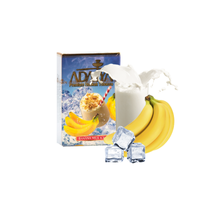 Табак Adalya Banana Milk Ice (Банан Молоко Лёд, 50 г)