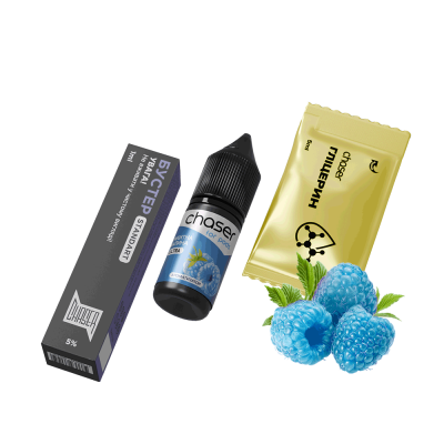 Набір для самозамішування Chaser Blue Raspberry Ultra (Блакитна Малина, 50 мг, 10 мл)