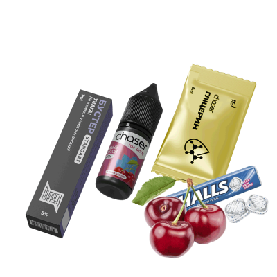 Набор для самозамеса Chaser Cherry Menthol Ultra (Вишня Ментол, 50 мг, 10 мл)