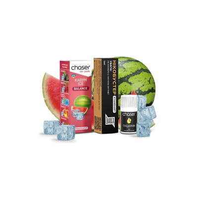Набір для самозамішування Chaser Watermelon Ice Ultra (Кавун, 50 мг, 10 мл)