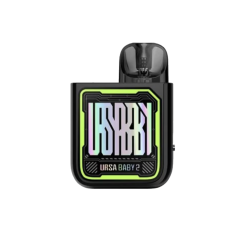 Lost Vape Ursa Baby 2 900 Tech Black x Fancy Maze (Чорний з зеленим, з картриджем) Багаторазовий POD