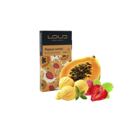 Тютюн Loud Papaya sorbet (Папайя сорбет, 100 г) Тютюн Loud Papaya sorbet (Папайя сорбет, 100 г)