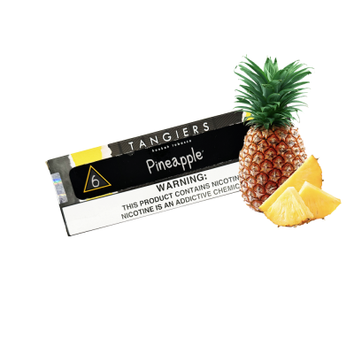 Тютюн Tangiers Noir №6 Pineapple (Ананас, 100 г) Чорна упаковка