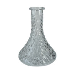 Колба для кальяну Candy Loop Crystal Clear (Прозорі, сріблясті розводи) Колба для кальяну Candy Loop Crystal Clear (Прозорі, сріблясті розводи)