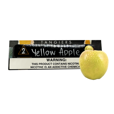 Табак Tangiers Noir №2 Yellow Apple (Жёлтое Яблоко, 250 г) Чёрная упаковка