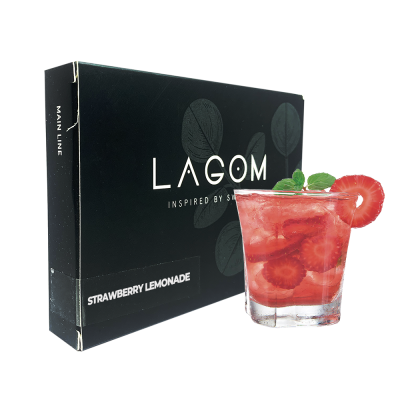 Табак Lagom Main Strawberry lemonade (Клубничный лимонад, 200 г)