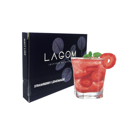 Табак Lagom Navy Strawberry lemonade (Клубничный лимонад, 40 г)