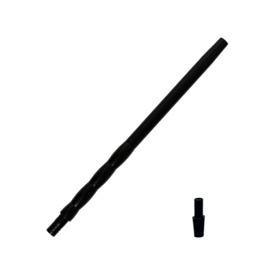 Мундштук для кальяна из алюминия Strom Black (Чёрный, с коннектором)