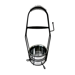 Кошик для вугілля Garden Black Silver (Чорно-сріблястий) Кошик для вугілля Garden Black Silver (Чорно-сріблястий)