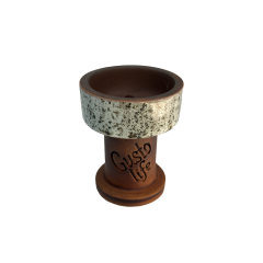 Глиняна чаша Gusto Bowls Rook White Grey (Біло-сірий) Глиняна чаша Gusto Bowls Rook White Grey (Біло-сірий)