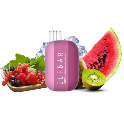 Elf Bar Ri3000 Watermelon Kiwi Berry Ice (Кавун Ківі Ягоди Лід) Одноразовий POD Elf Bar Ri3000 Watermelon Kiwi Berry Ice (Кавун Ківі Ягоди Лід) Одноразовий POD