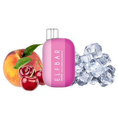 Elf Bar Ri3000 Peach Cherry Blossom Ice (Персик Вишня Лід) Одноразовий POD