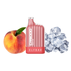Elf Bar CR5000 Peach Ice (Персик Лід) Одноразовий POD Elf Bar CR5000 Peach Ice (Персик Лід) Одноразовий POD