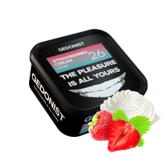 Тютюн Gedonist №26 Strawberry Cream (Полуниця Крем, 200 г) Тютюн Gedonist №26 Strawberry Cream (Полуниця Крем, 200 г)
