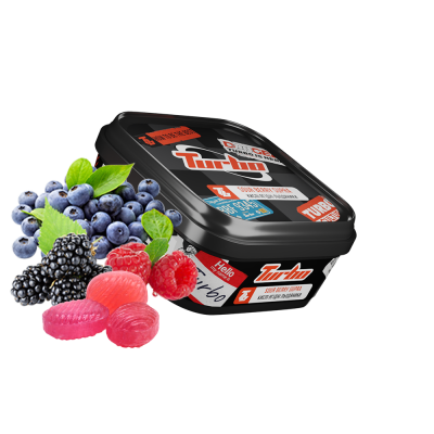 Тютюн Turbo Sour Berry Supra (Кислі Ягідні Льодяники, 250 г)