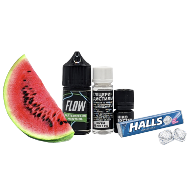 Набор для самозамеса Flow Watermelon Menthol (Арбуз Ментол, 50 мг, 30 мл)