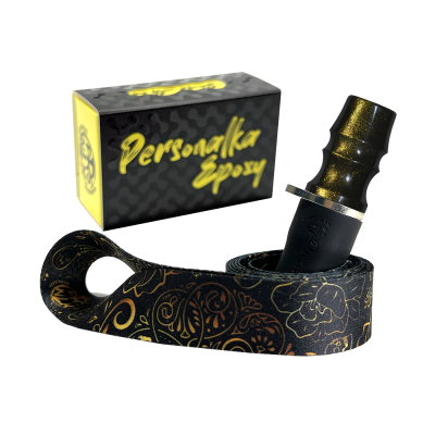 Персональный мундштук Personalka Epoxy Sakura (Чёрный с золотом) Персональный мундштук Personalka Epoxy Sakura (Чёрный с золотом)