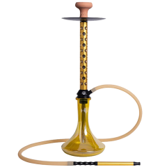 Кальян Yahya Aludots Yellow (жовтий, повний комплект)