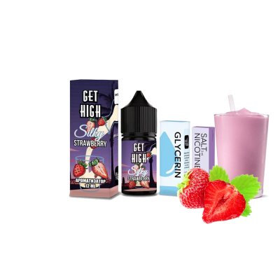 Набір для самозамішування Get High Silky Strawberry (Силки Строберрі, 50 мг, 30 мл)