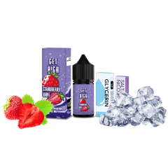 Набір для самозамішування Get High Strawberry Wave (Стравберрі Вейв, 50 мг, 30 мл) Набір для самозамішування Get High Strawberry Wave (Стравберрі Вейв, 50 мг, 30 мл)