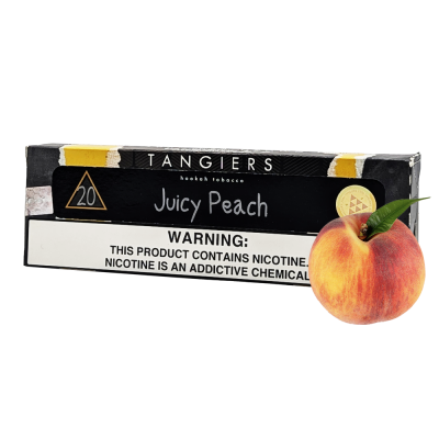 Тютюн Tangiers Noir №20 Juicy Peach (Джусі піч, 250 г) Чорна упаковка