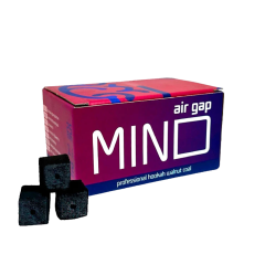 Горіхове вугілля для кальяну Mind Air Gap (1 кг, 72 шт, р25) Горіхове вугілля для кальяну Mind Air Gap (1 кг, 72 шт, р25)