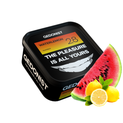 Табак Gedonist №28 Watermelon (Арбуз Лимон, 200 г)