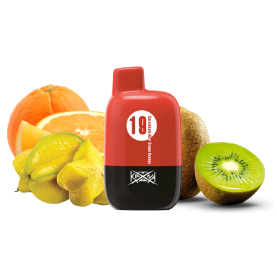 Katana 5000 Carambola Kiwi Green Orange (Карамбола Ківі Зелений Апельсин) Одноразовий Pod