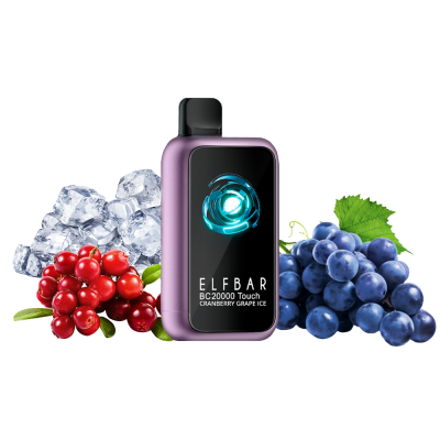 Elf Bar BC20000 Touch Cranberry Grape Ice (Журавлина Виноград Лід) Одноразовий POD