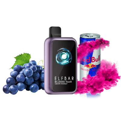 Elf Bar BC20000 Touch Grape Energy (Виноград Энергетик) Одноразовый POD