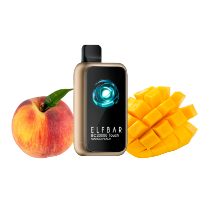 Elf Bar BC20000 Touch Mango Peach (Манго Персик) Одноразовий POD Elf Bar BC20000 Touch Mango Peach (Манго Персик) Одноразовий POD