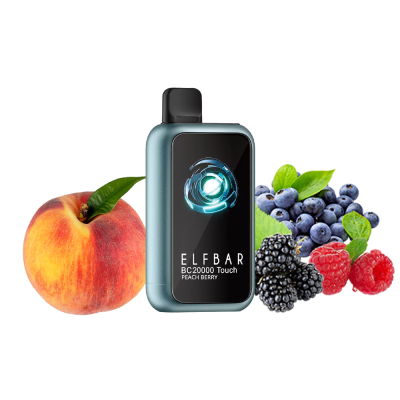 Elf Bar BC20000 Touch Peach Berry (Персик Ягоды) Одноразовый POD Elf Bar BC20000 Touch Peach Berry (Персик Ягоды) Одноразовый POD