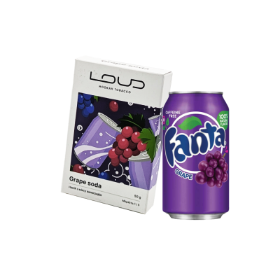 Табак Loud Light Grape Soda (Виноградная содовая, 50 г)