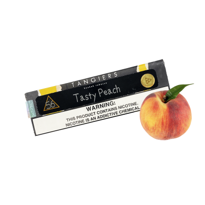 Табак Tangiers Noir №56 Tasty Peach (Тейсти Пич, 100 г) Чёрная упаковка