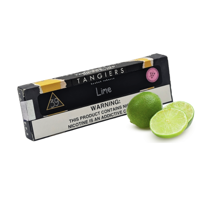 Тютюн Tangiers Noir №39 Lime (Лайм, 100 г) Чорна упаковка