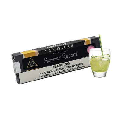Табак Tangiers Noir №22 Summer Resort (Саммер Резорт, 100 г) Чёрная упаковка
