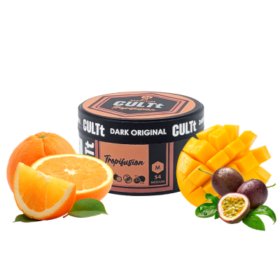 Тютюн CULTt Medium M54 Tropifusion (Манго Маракуя Апельсин Грейпфрут, 100 г)