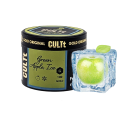 Тютюн CULTt G100 Green Apple Ice (Зелене яблуко Лід, 200 г) Тютюн CULTt G100 Green Apple Ice (Зелене яблуко Лід, 200 г)