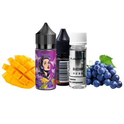 Набір для самозамішування Flavorlab Lady Mango grapes (Манго виноград, 50 мг, 30 мл)